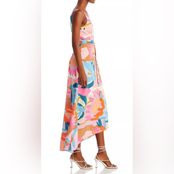 AQUA Floral Print Maxi Dress - Picture 5 of 6